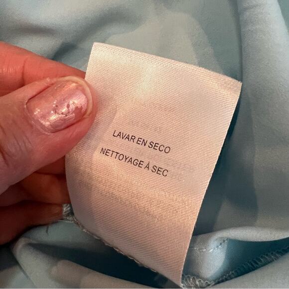 Gal Meets Glam Helena Dress In Sea Breeze Blue Color Size 16 - Picture 7 of 13